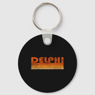 Porte-clés Delphes Grèce Rétro Vintage 