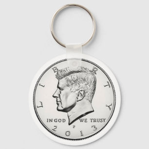 PORTE-CLÉS DEMI-DOLLAR 2013 DE KENNED