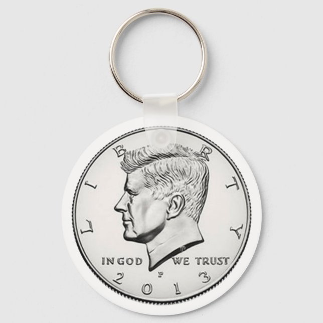 PORTE-CLÉS DEMI DOLLAR KENNED 2013 (Recto)