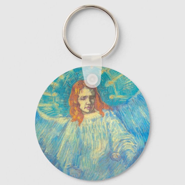 Porte-clés Demi-figure d'un ange par Vincent van Gogh (Recto)