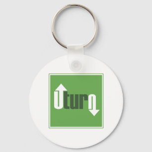 Porte-clés demi-tour