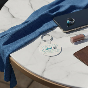 Porte-clés Denim et Diamants Enterrement de Vie de Jeune Fill