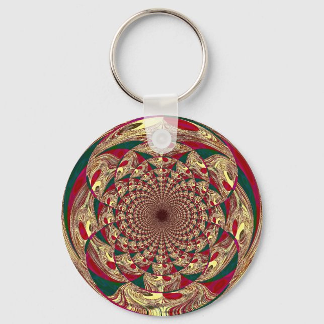 Porte-clés Dentelle porte - clé or Imprimer ZIZAGO (Recto)