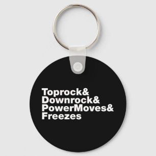 Porte-clés Déplacements de rupture (Breakdance)