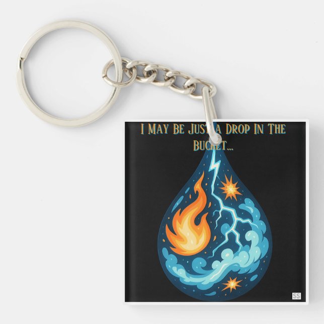 Porte-clés Déposer dans le seau (Devant)