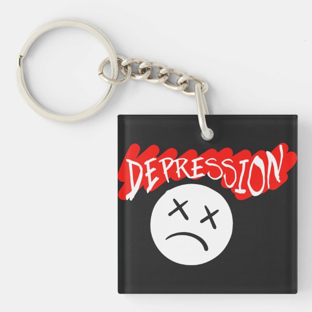 Porte-clés Dépression (Devant)