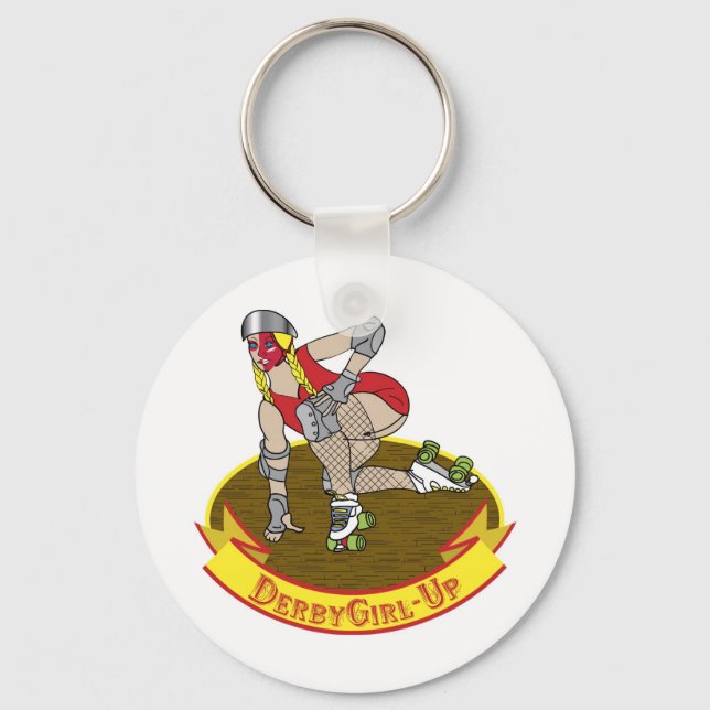 Porte-clés derby girl up (Recto)
