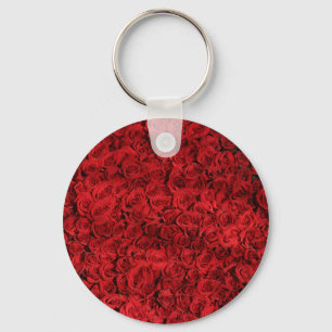 Porte-clés Des centaines de belles roses rouges