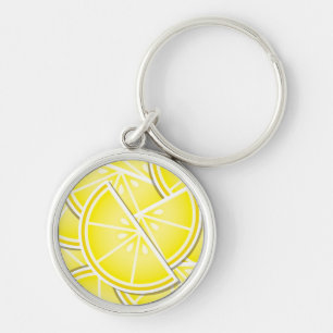 Porte-clés Des coins de citron funky !