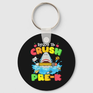 Porte-clés Des enfants prêts à écraser le requin pré-maternel