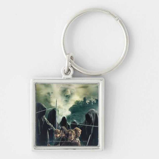 Porte-clés Des hobbits prêts à la bataille (Devant)