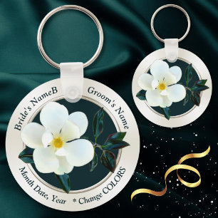 Porte-clés Des Magnolia personnalisées pour n'importe quelle 