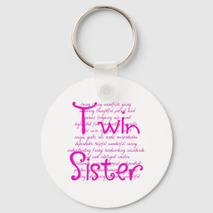 Porte-clés Des mots d'amour pour Twin Sister