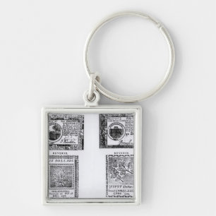 Porte-clés Des six billets d'un dollar colonial