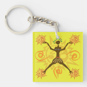 Porte-clés Design africain