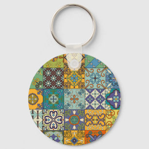 Porte-clés Design de carreaux Talavera portugais