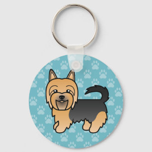 Porte-clés Design de dessin animé de chien Terrier Australien