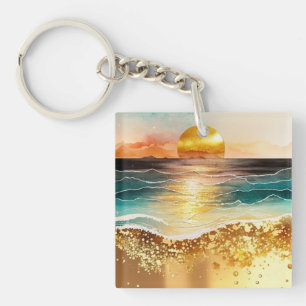 Porte-clés Design de la gamme Watercolor Beach 3