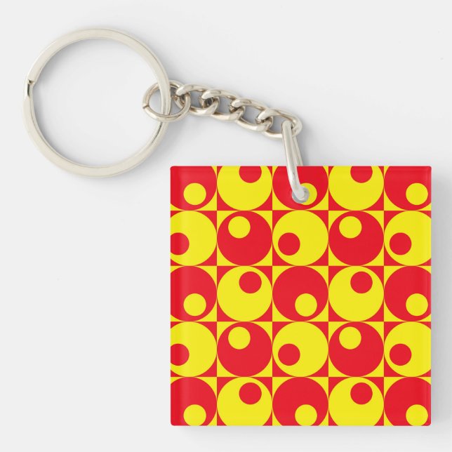 Porte-clés Design de style rétro (Devant)