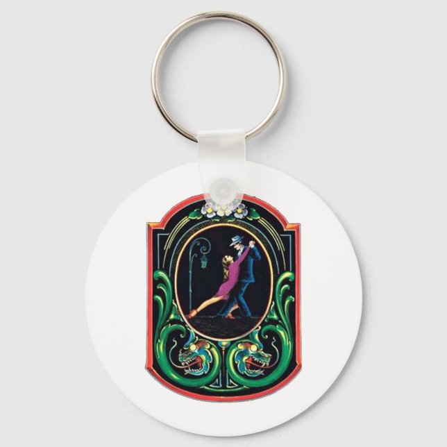 Porte-clés Design de tango ! Tango Art ! (Recto)