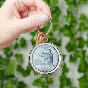 Porte-clés Design du quartier d'état de Hawaii