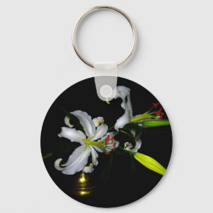 Porte-clés Design irlandais en laiton et en fleur