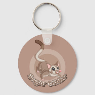 Porte-clés Dessin animé chaud de sugar glider