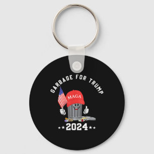 Porte-clés Dessin animé de la méga garge de Trump drôle Ameri