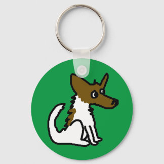 Porte-clés dessin animé Jack Russell