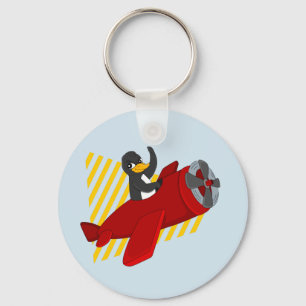 Porte-clés dessin animé manchot volant