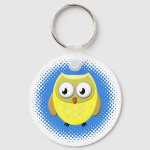 Porte-clés Dessin de bébé hibou