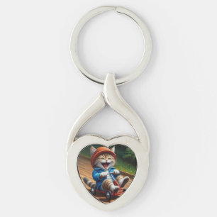 Porte-clés Dessin de chat