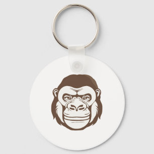 Porte-clés Dessin de dessin de Gorilla