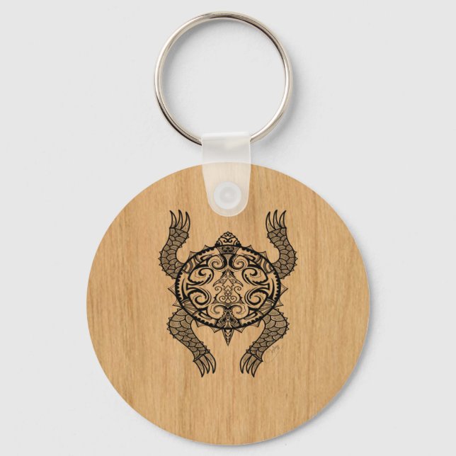 Porte-clés Dessin de tortue (Recto)