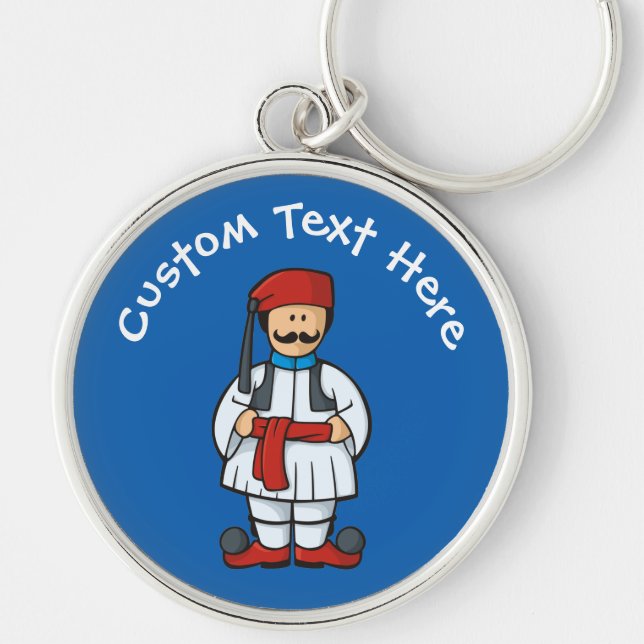 Porte-clés Dessin de Tsolias (Devant)