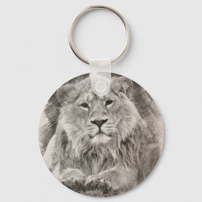 Porte-clés Dessin Lion (Recto)