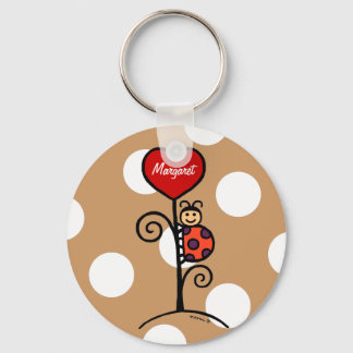 Porte-clés Dessin Personnalisé Cute LadyBug