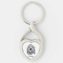 Dessin personnalisé Goldendoodle Chien