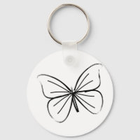 Dessin simple de ligne papillon