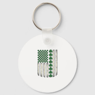 Porte-clés Dessin vectoriel vintage du drapeau américain Sham