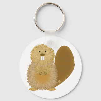 Porte-clés Dessins adorables pour animaux : Castor