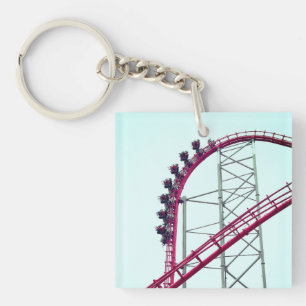 Porte-clés Dessous de verre à rouleaux X2 Six Flags Magic Mou