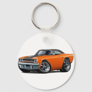 Porte-clés Dessus 1970 Orange-Noir de Roadrunner
