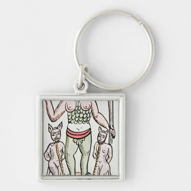Porte-clés Destin, carte de tarot, française (Devant)