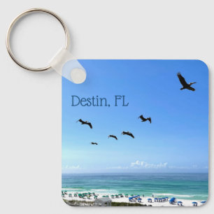 Porte-clés Destin Florida Pelicans Jolie photo océanique