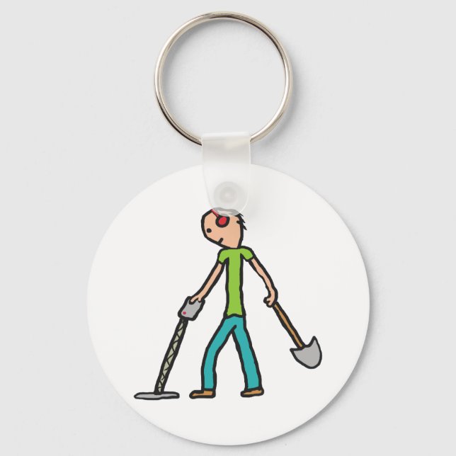 Porte-clés Détection de métaux (Recto)