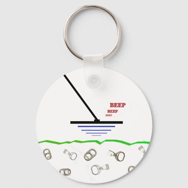 Porte-clés Détection des métaux (Recto)