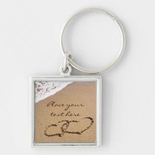 Porte-clés Deux Hearts