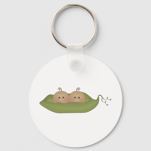 Porte-clés Deux Pois Dans Un Pois (Recto)