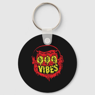 Porte-clés Devil 666 Vibes - Style Rétro 666 Drôle Evil Hallo